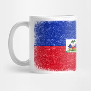 Haiti Flag Vintage Mug